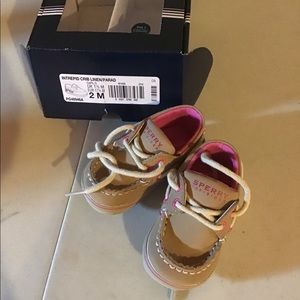 Sperry topsider infant girl shoes